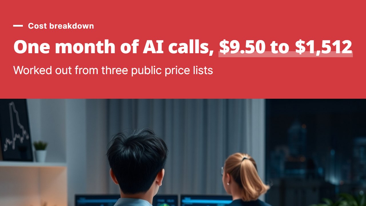 Automated AI trading bot with ChatGPT, what one month of API calls costs: $9.50 to $1,512 from the public price lists