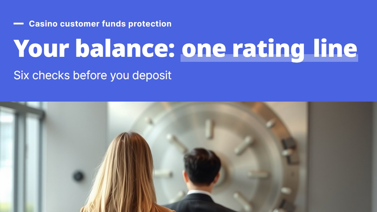 Casino customer funds protection: the rating line to find in the terms and six checks before you deposit