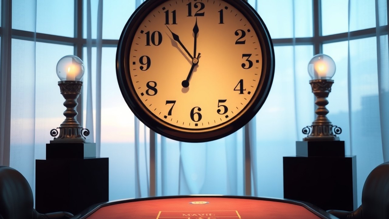 Does banker win more at dawn? 610,000 baccarat hands sorted by hour