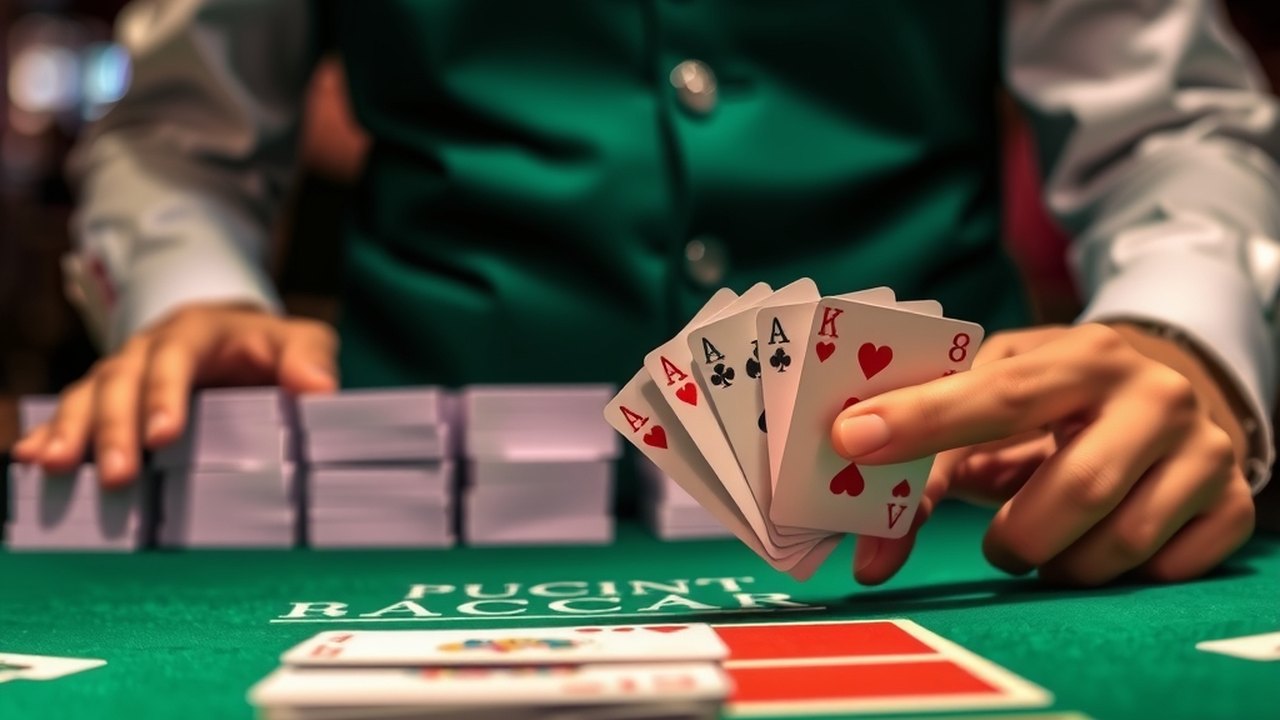 Does card counting work in 8-deck baccarat? Even with every 4 gone, Banker stays negative