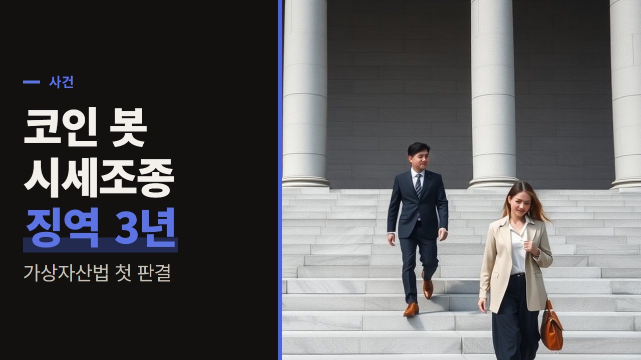 코인 자동매매 불법일까? 가상자산법 첫 판결이 처벌한 봇의 쓰임새
