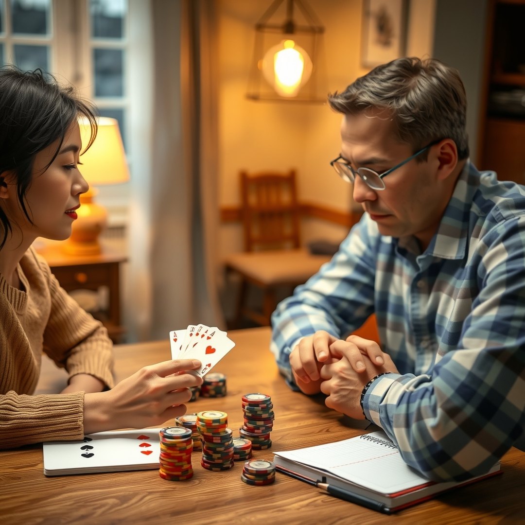 While you are still getting the feel of it, the expected loss builds up hand by hand.